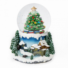 Музичний сніговий шар "Святковий вечір", 19,5 см. (6016-008)