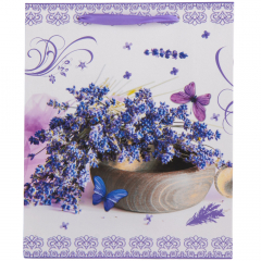 Подарочный пакет "Лавандовый натюрморт", 18*23 см (18925-001)