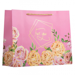 Подарочный пакет "Цветочная роскошь", 38*32 см (9069-016)