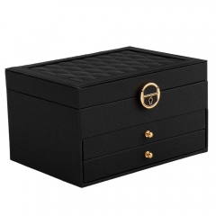 Шкатулка для украшений "Маренго", черная, 17,5*23,5*14 см (9065-017)