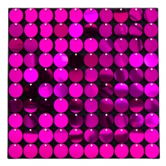 Декоративная панель с паетками для фотозоны, фуксия, 30*30см, 100 паеток (8519-002)