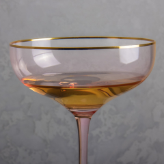 Бокал "Шампань", розовый, 400 мл (9056-001)