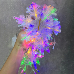 Гирлянда "Снежинки", 140 LED, разноцветная, от электросети (9133-034)