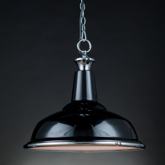 Люстра-підвіс чорна металева (DM005/1LBW)