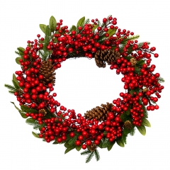 Вінок «Ягідний з шишками» (003NF)