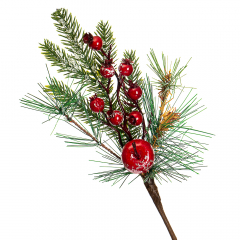 Ветка "Сосна и ель с ягодами" (025NM)