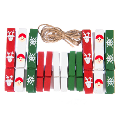 Комплект прищепок "Ёлочка", 12 шт (018NY)