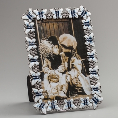 УЦІНКА Фоторамка "Метелики" (13*18 см, ф - 10*15 см) (Бабочки треба натирати/Ржаве каміння) (075MA)