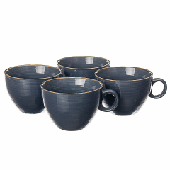 Набор из 4 чашек. Синий (001ALP/blue)