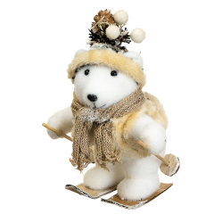 Декор "Медвежонок на лыжах" (012NS)