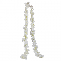Искусственная гирлянда "Глициния", белая (9089-006)