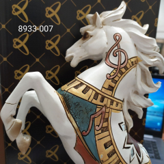 УЦІНКА Статуетка "Білий кінь" (тріщіна на нозі коня) (00BR-8933-007)