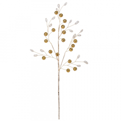 Декоративная ветвь "Золотые искры", 37 см (9155-001)