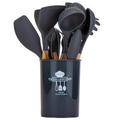 Набор кухонных принадлежностей из 11 предметов, серый (9116-001)