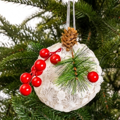 Ялинкова іграшка "Мережлива куля" (003NZK)