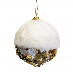 Ялинкова іграшка "Гламурна кулька" (034NZK)