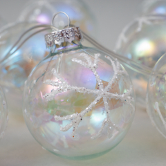 УЦІНКА Гірлянда Сніжинки (відклеюються кульки) (6000-019)