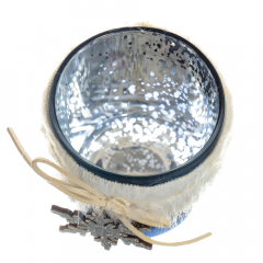 Подсвечник "Пушистый"  синий (6003-038)