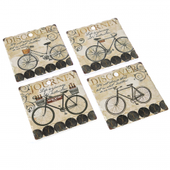 Набор подставок под чашки "В путь"(4 шт.) (002AB)