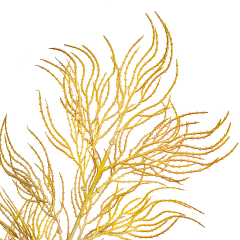 Ветка ивы желтая слоновая кость искусственная (8408-041)