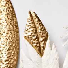 Декор настінний "Листя з позолотою", 105 см (САМОВИВІЗ АБО ОКРЕМА ТТН) (8925-001)