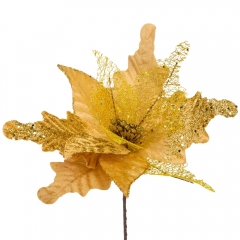 Декоративный цветок "Мелоханье", желтый, 30 см (9171-043)