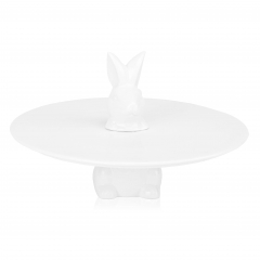 Підставка "Допитливий кролик", біла, 30 см (8910-008)