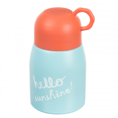 Термос металевий «Насолода» (блакитний) 320 мл (0006J/B)