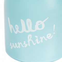 Термос металевий «Насолода» (блакитний) 320 мл (0006J/B)