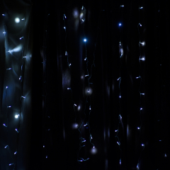 Гирлянда-штора 200 LED, белая, 3*2 м, от USB (9133-020)