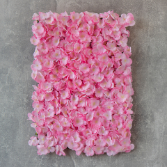 Декоративное панно из искусственных цветов "Гортензия", розовая, 40*60 см (9089-011)
