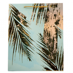 Подарочный пакет "Золотые листья", 31*42 см (9068-012)