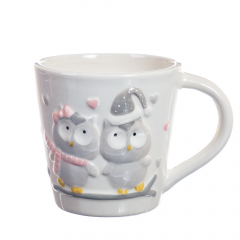 Чашка "Зимова пара сов", 350 мл. (6001-004)