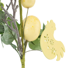 Декоративная веточка "Пасхальный петушок", 24 см (5004-016)