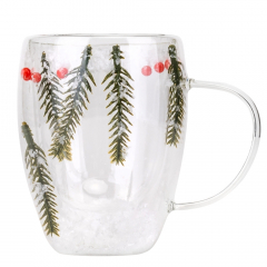 Стакан с двойными стенками и ручкой "Хвоя", 300 мл (9179-001)