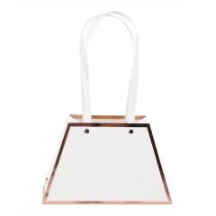Коробка для квітів "Сумочка" 21*13*10, біла (8916-009-1)