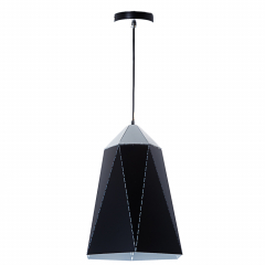 Люстра-підвіс чорна з трикутним дизайном витягнутої форми (NI002/S/black)