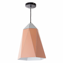 Люстра-підвіс персикова з трикутним дизайном витягнутої форми (NI002/S/peachy)