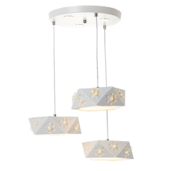 Люстра-підвіс на 3 лампи з трикутним дизайном (FE003/3)