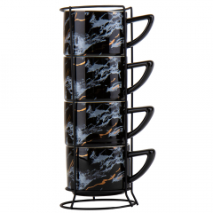 Набор кружек "Мраморная красота", 180 мл * Рандомный выбор дизайна (9111-024)