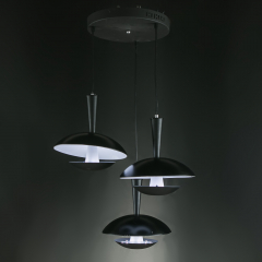 Люстра підвіс чорна на 3 лампи LED 10w (ZW011/3 (black))