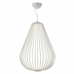 Люстра біла "Клітка" (OU148/WT)