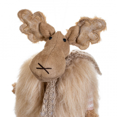 Фигурка декоративная (подвеска)  "Олень" в коричневом (6005-014)