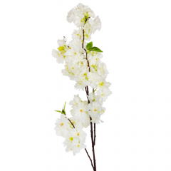 Искусственная ветвь "Сакура", кремовая, 120 см (9160-071)