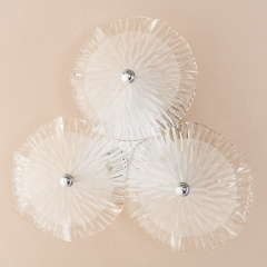 Бра настінне на 3 лампи зі скляними плафонами (RL023)