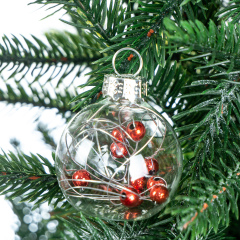 Набір ялинкових куль «Теракотові намистини» (6000-020)