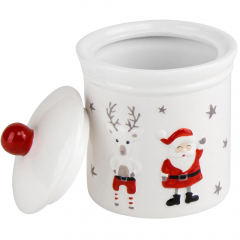 Цукорниця "Санта з оленем", 14 см (4000-049)