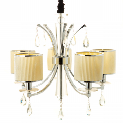 Люстра з абажурами та кристалами (NW005/5)