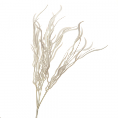 Искусственная ветка 47 см., белая (8702-014)