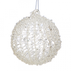 Ялинкова іграшка "Кришталева куля" (072NB)